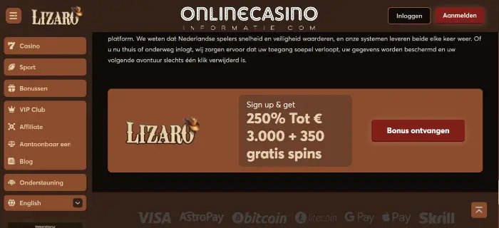 A look at casino lizaro